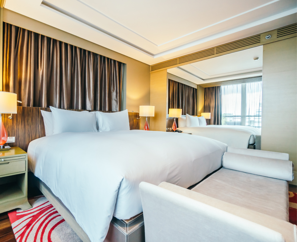 Luxury hotel room and hospitality services